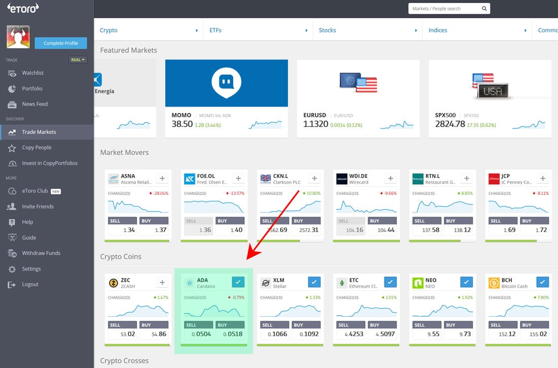 Crypto Euro Handelspaar