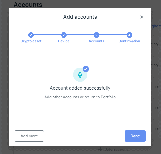 Account erfolgreich erstellt