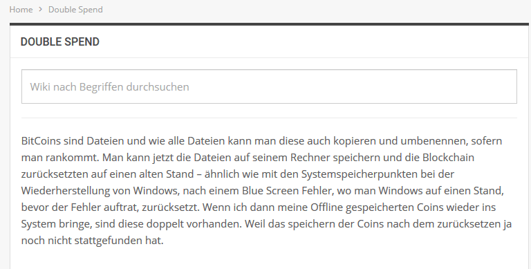 double spend jörg molt