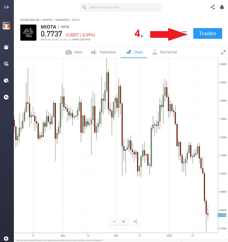 iota kaufen mit PayPal bei eToro