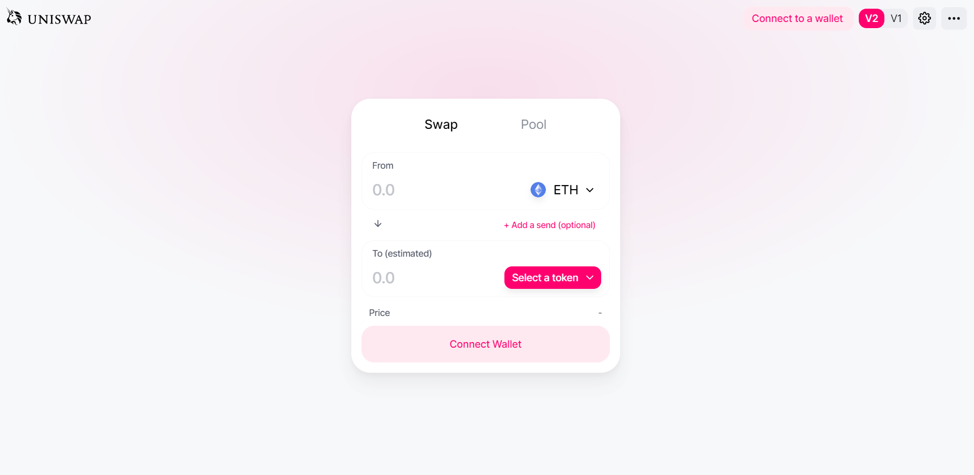 uniswap swap für wallet