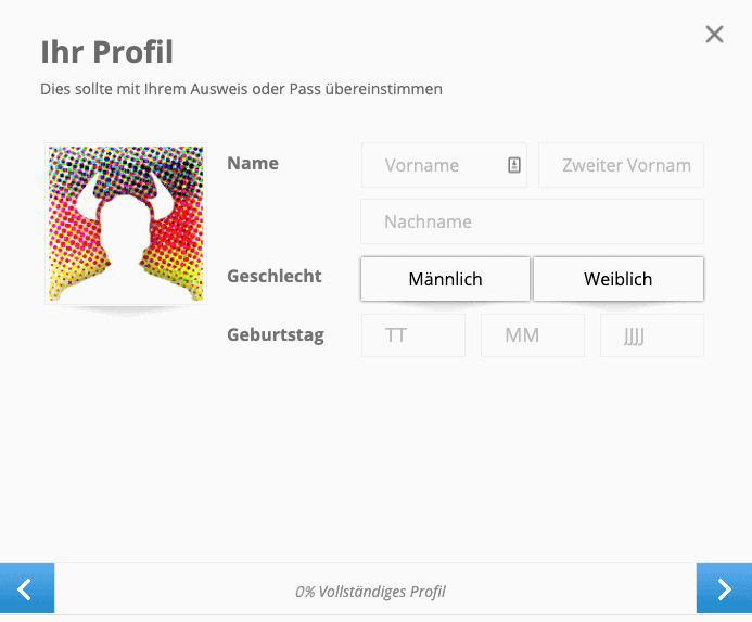 etoro persönliche Daten eingeben