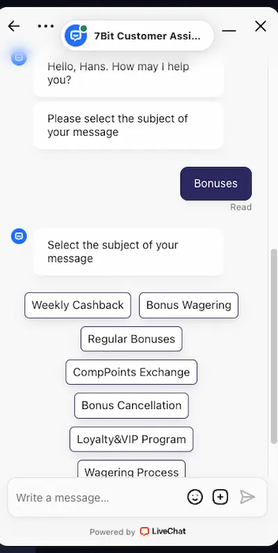 7bitcasino-live-chat