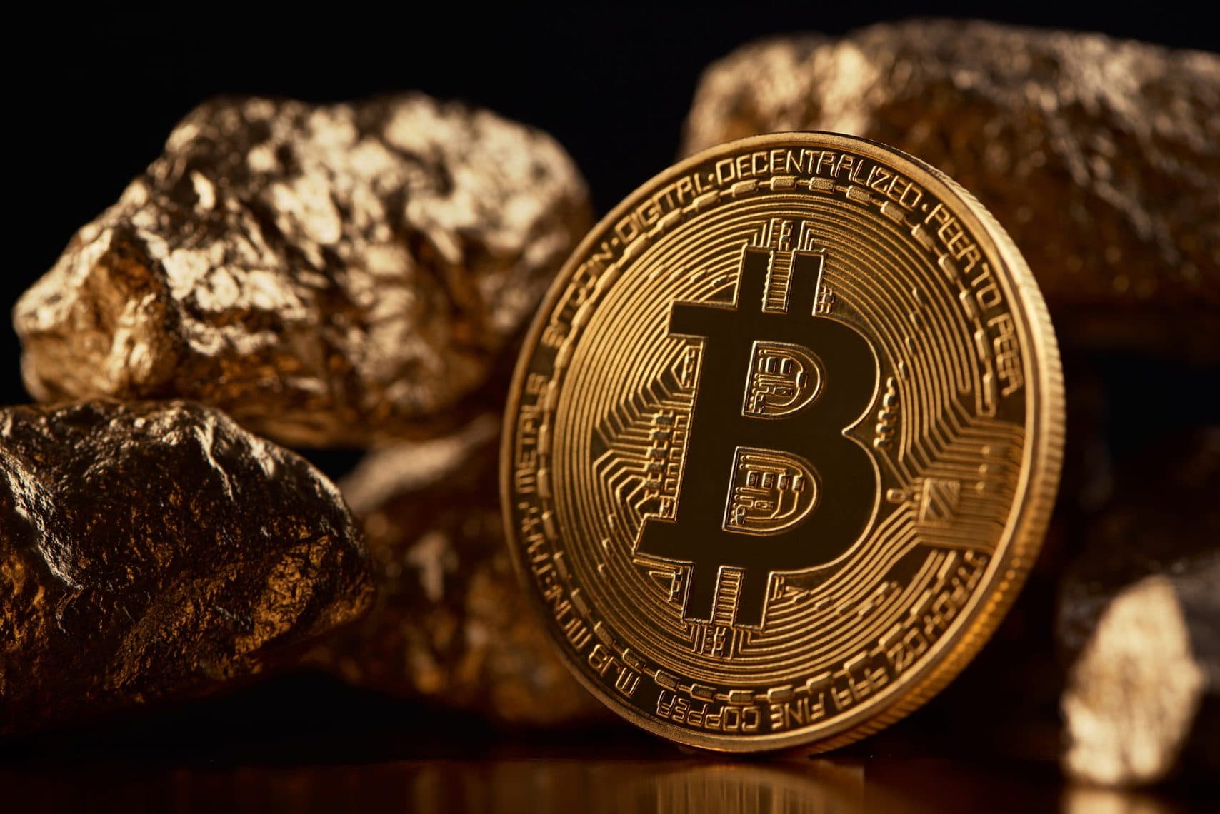 Bitcoin Gold Nugget