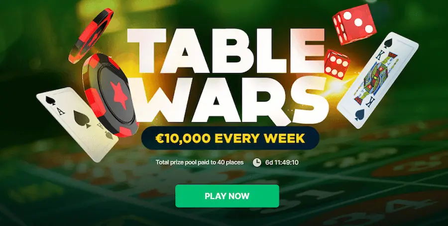 Bitstarz casino table wars