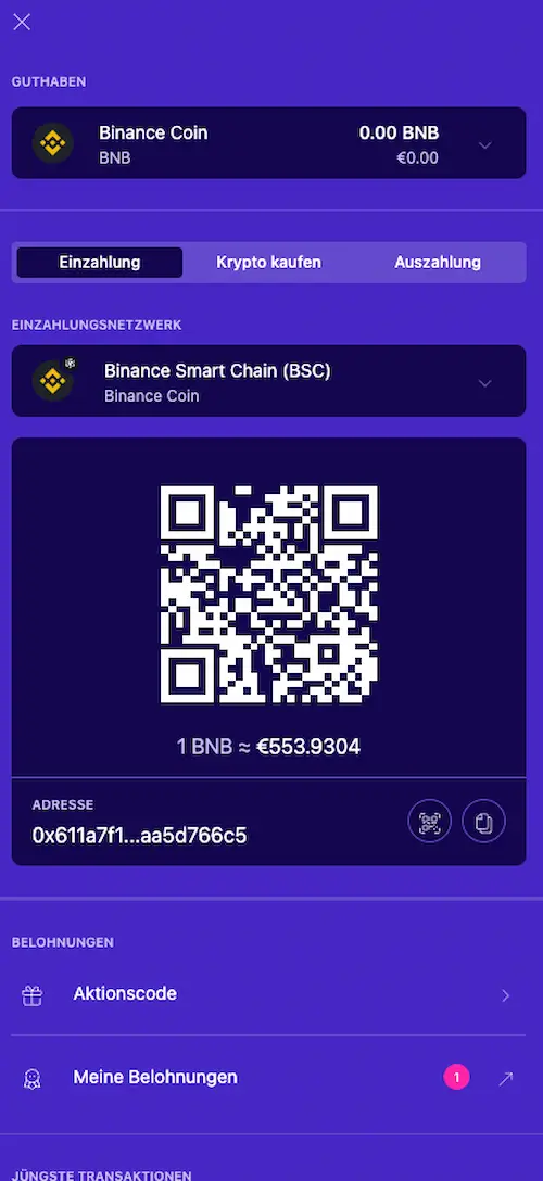 Empire.io casino hat die binance coin zahlungsmethode