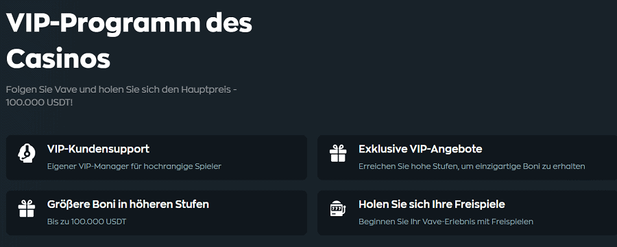 Vave VIP-Programm