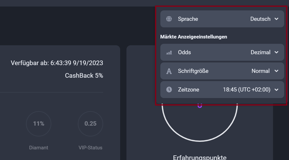 coinplay einstellungsmöglichkeiten