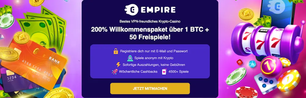 empire casino willkommensbonus