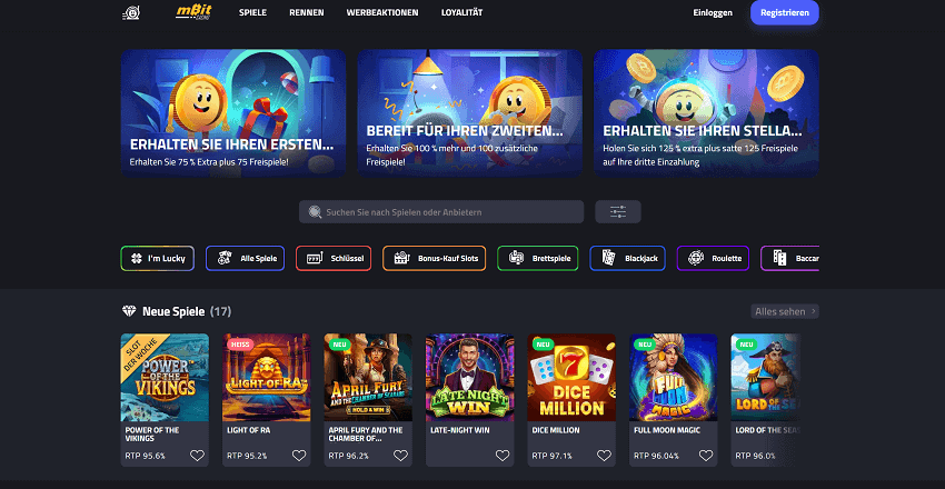 mbit casino startseite