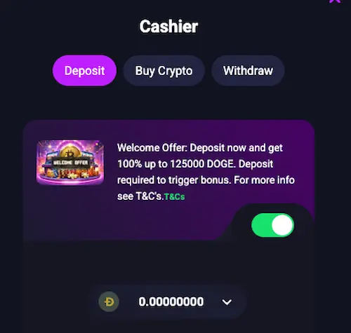 metaspins casino doge einzahlung