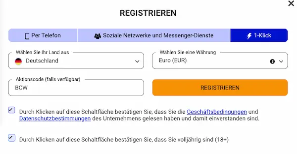 paripesa schnellanmeldung