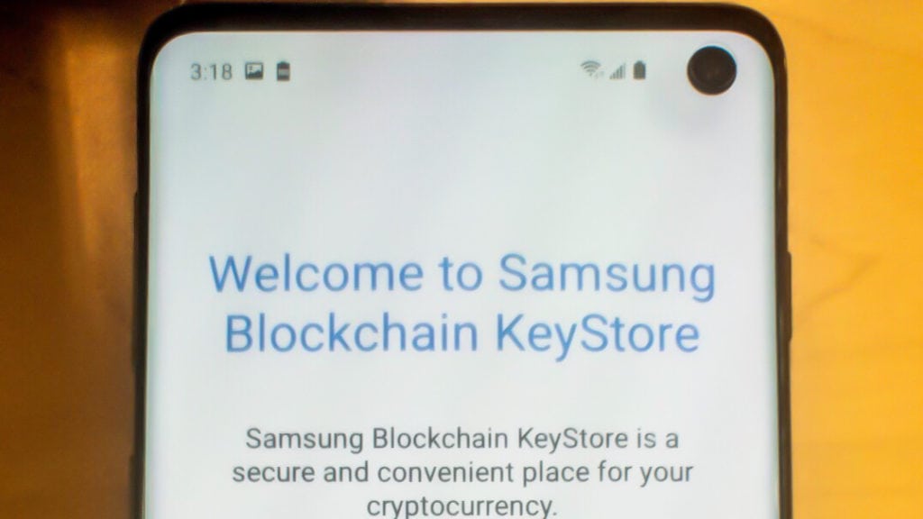 samsung blockchain keystore
