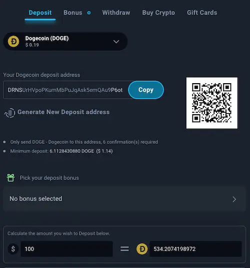 thunderpick casino doge einzahlung