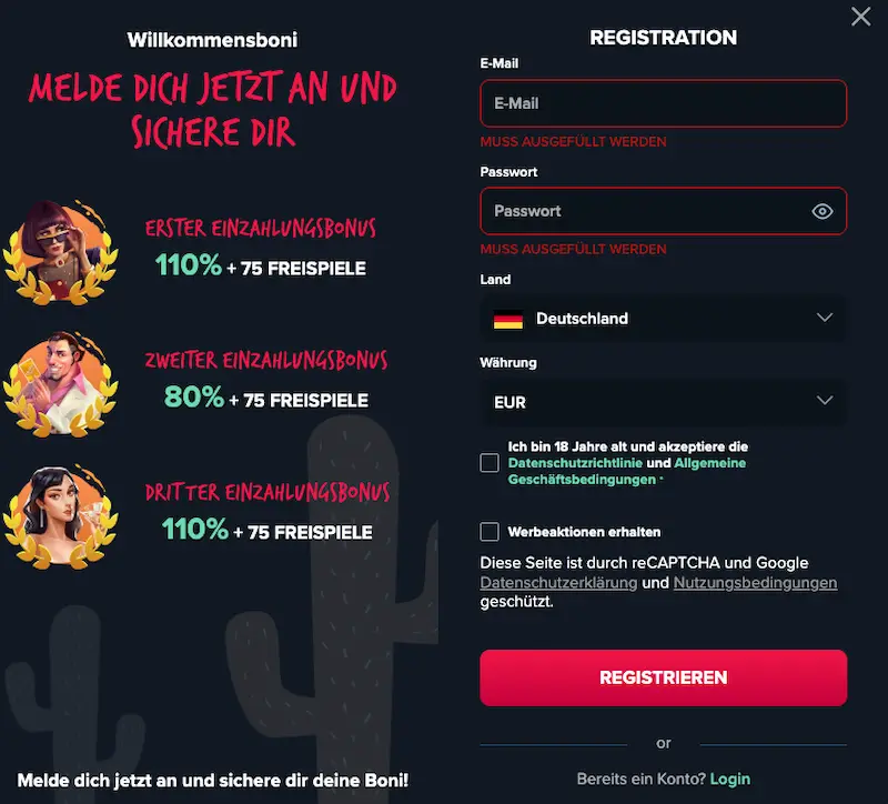 trips casino anmeldung