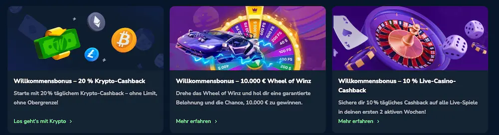winz casino bonus angebote für neukunden