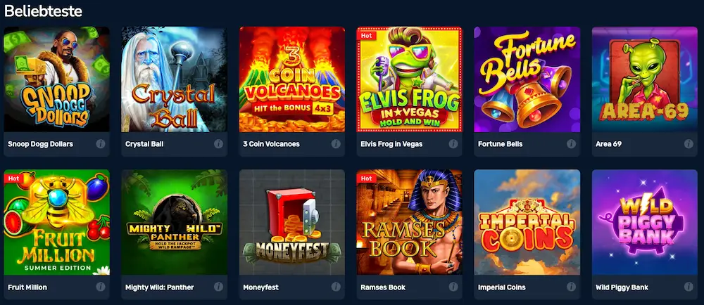 winz casino top slots